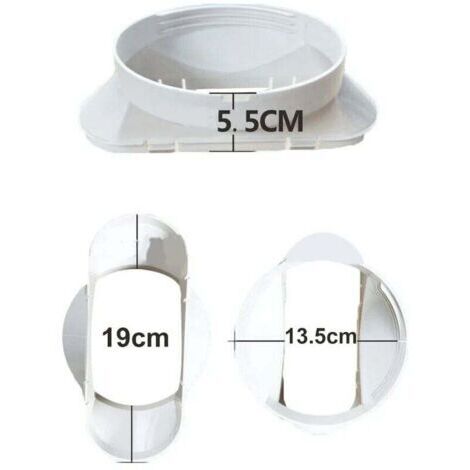 Connecteur / Joint De Tuyau D'Échappement Climatiseur Mobile – Compatible 13 Cm, 15 Cm, 18 Cm