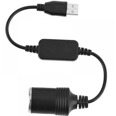 Convertisseur pratique de puissance de port USB, peut être converti en prise allume-cigare de voiture 12 V, enregistreur de conduite ligne électronique pour chien (1/5)
