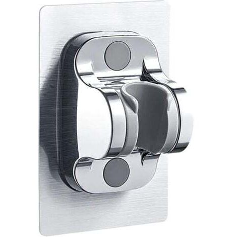 Support pommeau de douche Angle Réglable 12cm Panneau Surdimensionné Adhésif Fort (1/5)