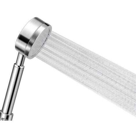 Pommeau Douche Haute Pression en Acier Inoxydable 304 Douchette Douche Salle de Bain Economie d'Eau Installation Facile (1/3)