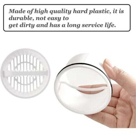 Grille Baignoire Anti Cheveux 3 Pièces Filtre à Cheveux Douche, Filtre Pour Bonde De Douche, Grille Filtre Cheveux Baignoire
