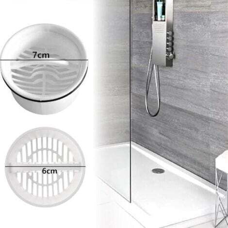 Haarsieb Tauchrohr für Dusche Ablaufgarnitur Set, Kompatibel mit