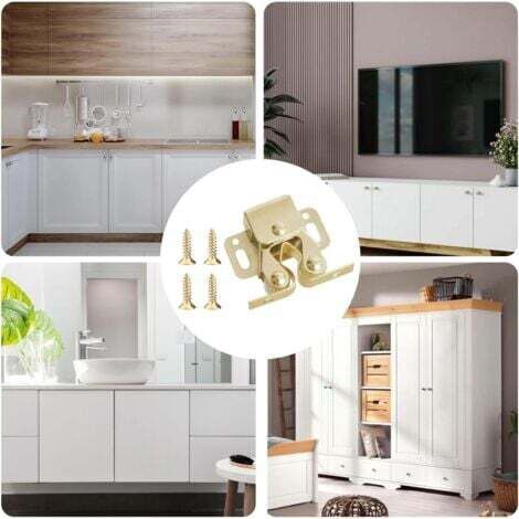 Lot De 10 Loquets De Porte En Acier Inox, Pour Caravane, Bateau, Placard - Neufs