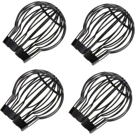 4 Pièces Couvercle en Maille Anti-Blocage pour Drain de Sol gouttière Siphon de Sol sur Le Toit Bain Filtre Couvercle d'évier en Plastique Siphon de