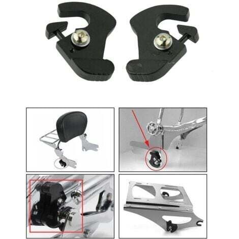 1PCS Kit de clips de verrouillage à dégagement rapide pour porte-bagages à montage amovible, adapté pour Harley (1/5)