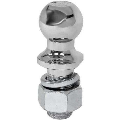 Boule de remorquage de montage d'attelage chromée capacité de 50mm de diamètre pièces de remorque accessoires de rv