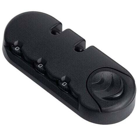 1 pièce noir 3 chiffres combinaison cadenas pour voyage bagages valise Code serrure fixe serrure antivol sac accessoires