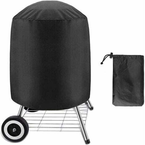 Copertura Impermeabile per Barbecue, (61 × 70 cm)BBQ Grill Cover,Barbecue all'aperto Grill Cover,Tessuto Oxford 210D,Copertura per Barbecue anti-UV con cinghia Laterale Antivento (1/5)