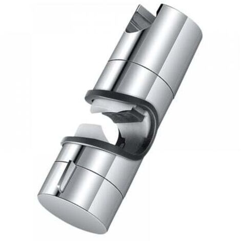 1PC Support de douche réglable pour colonne de douche - Diamètre de 20-25 mm, en ABS chromé (1/4)