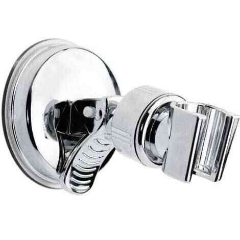 Support de Douche à Rotation 360 °, Ventouse Support de Douche Reglable Sans Percer pour Accessoire Fixation Pommeau Douche Salle de Bains (1/5)