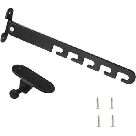 Bloque-fenêtre à battant, crochets pour enfants, verrou de fenêtre, adapté au réglage de l'angle des fenêtres (noir) (1/5)