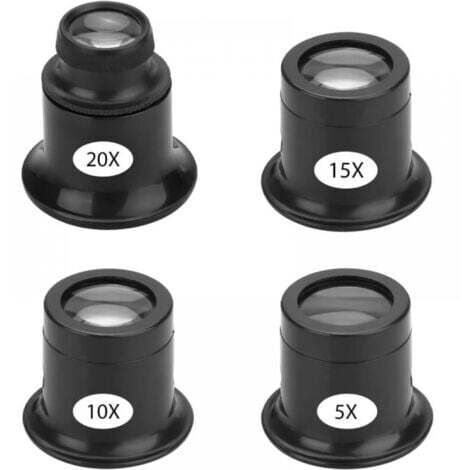 Loupe Horloger à Clipser 10x – Verre Optique Portable Pour Montre Et Bijoux