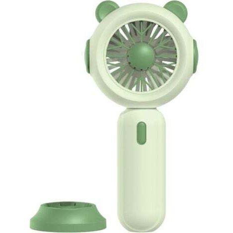 Ventilateur portatif rechargeable par USB - Petit ventilateur à piles AA avec 3 vitesses de refroidissement pour le bureau de voyage