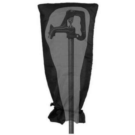 Housse de robinet d'extérieur, Protection contre le gel en hiver, housse de bavoir pour tuyau d'hiver de 51x20cm, housse de robinet isolée imperméable et épaisse réutilisable (1/5)