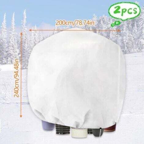 Voile Hivernage Plante, Lot De 2 Housse D'hivernage Plante