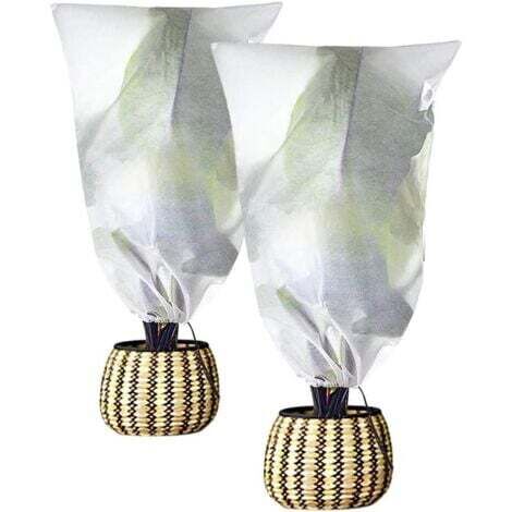 Lot de 2 housses pour plantes Protection contre le gel 23,6 x 31,5 cm (1/5)