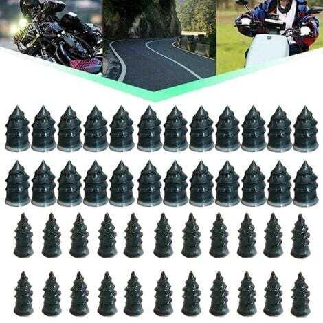 46 PCS Supplement goder Electric Motorcycle Vacuum pneu Supplement clous Free remove Lossless outil de réparation de pneus clous de champignons (1/5)