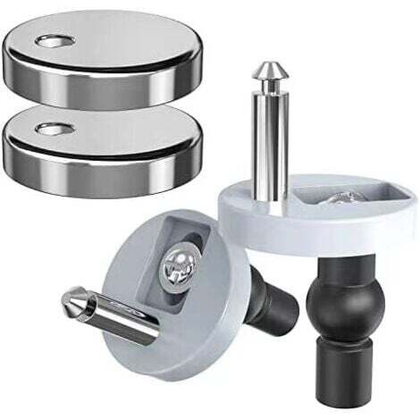 Accessoires de couvercle de seau en 2 pièces, connecteur à vis de couvercle, charnière en acier inoxydable à vis de couvercle (1/5)