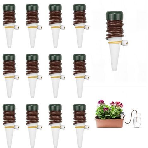 13 systèmes d'irrigation goutte à goutte pour arroser les plantes et les fleurs d'intérieur avec des tuyaux réglables
