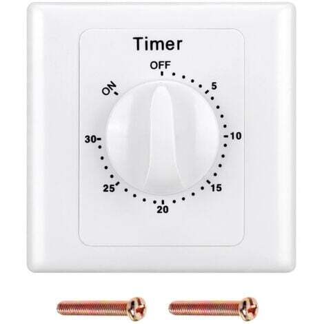 220 V Interrupteur Minuterie Pompe Haute Performance Commande Électronique Compte à Rebours Mécanique Socket Time Switch-30min (1/3)