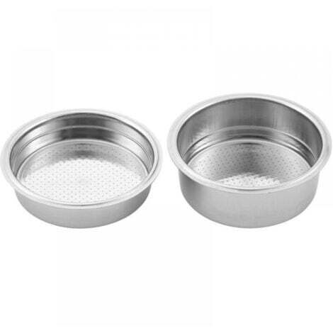 2 PièCes 51Mm Machines à Café en Acier Inoxydable Pressurisé Filtre Panier Poudre Panier Café Fond Porte-Filtre Filtre (1/4)