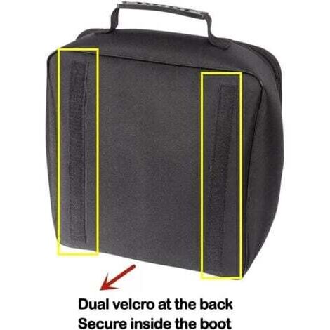 Sac De Rangement Pour Câble De Charge De Voiture Électrique - Tissu Oxford Imperméable Et Ignifuge, Format Carré 30x30x9 Cm