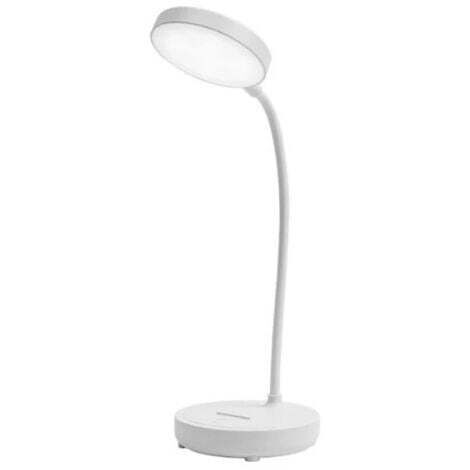 Petite lampe de bureau rechargeable USB, 3 modes de couleur, protection des yeux à intensité variable, pour étudier, lire et écrire