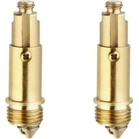 Lot de 3 boulons de vidange de rechange, mécanisme à ressort facile, bouchons d'évier, bouchons de salle de bain de rechange, compatibles avec la plupart des bouchons de lavabo de baignoire (1/5)