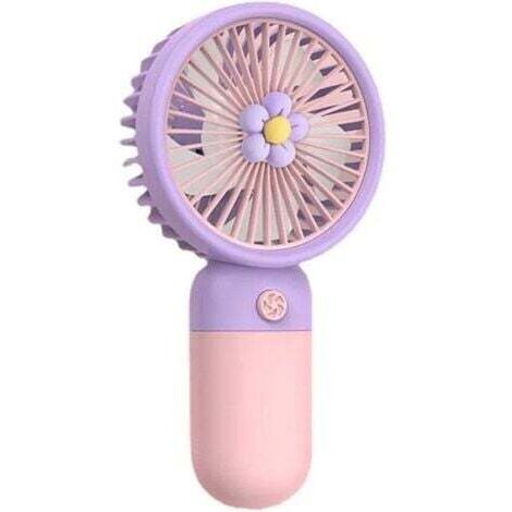 Mini Ventilateur Portable, Ventilateur Portatif Rechargeable par USB, Petits Ventilateurs De Refroidissement Mignons
