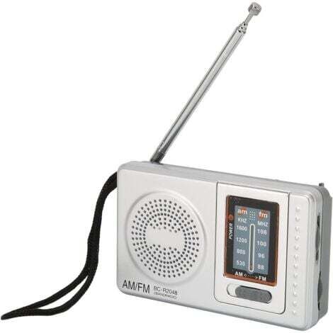 Radio Portable, AM(MW)/FM Radio a Pile, Transistor Radio de Poche avec Excellente Réception, Excellente Qualité Sonore, Mini Radio Portable