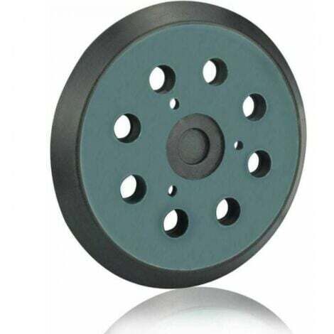 Patin de ponçage 125 mm 8 trous pour Makita BO 5010, 5030, 5031, 5041, DeWalt DW420, DW421, Porter Cable 390, 382, 343 (noir), SEMAket