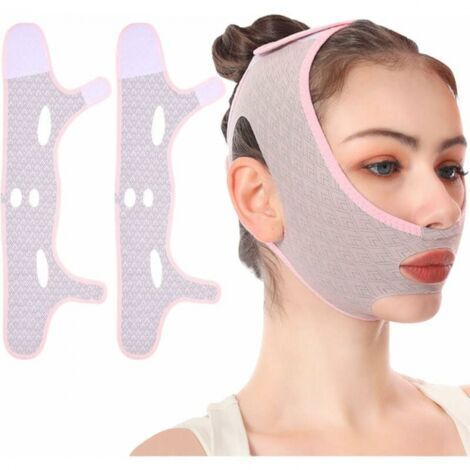 Masque Lifting Visage V Ajustable - Réducteur De Double Menton, Bandage Raffermissant - Neuf Sous Emballage - Soin Beauté à Domicile