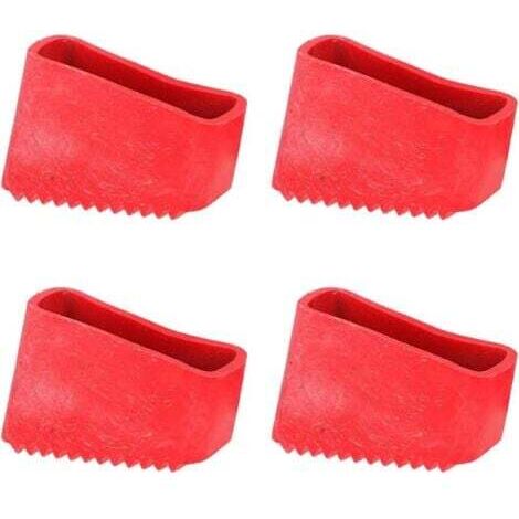 4 Pièces Couvre-Pieds D'échelle, Pieds d'échelle en caoutchouc, pour Escaliers Revêtements en Caoutchouc Antidérapants, Coussin de Protection D'échelle pour échelles Télescopiques (1/5)