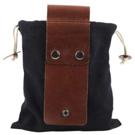 (Vert)Pochette de Cueillette Pliable Sac de Cueillette des Fruits en Tissu Oxford Sac à Outils Robuste avec Couverture en Cuir pour Camping/Pique-Nique/Randonnée en Plein Air (1/5)