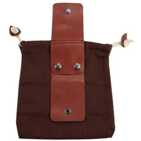 (Vert)Pochette de Cueillette Pliable Sac de Cueillette des Fruits en Tissu Oxford Sac à Outils Robuste avec Couverture en Cuir pour Camping/Pique-Nique/Randonnée en Plein Air (1/5)