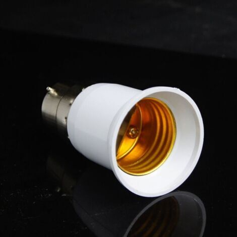 Lot De 4 Adaptateurs Douille B22 Vers E27 – Kwmobile – Convertisseur Lampe Baïonnette Pour LED, Halogène & Éco