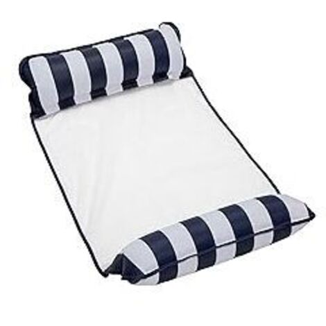 Hamac flottant pour piscine, 4 en 1, gonflable et polyvalent, avec filet, portable et idéal pour les voyages et la piscine. (1/5)