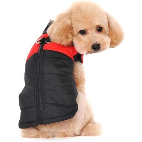 Veste d'hiver imperméable pour chien, doudoune épaisse et matelassée, vêtements pour animaux de compagnie et chiots,M