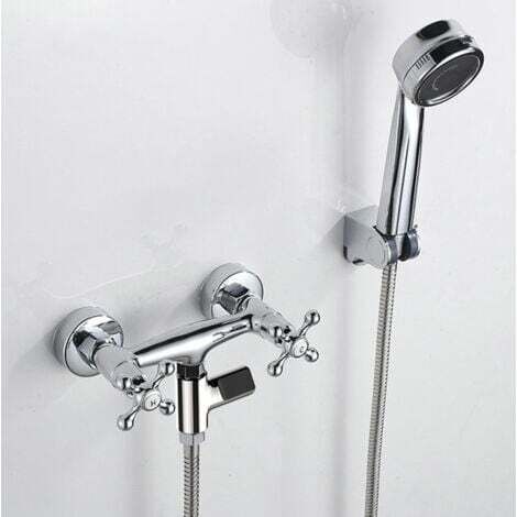 Mitigeur De Douche, Contrôle De La Température De L'eau, Robinet Mural Robinet Thermostatique Pour Chauffe Eau Electrique Robinet Double Tout Cuivre 92269370