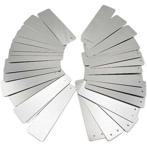 Étiquettes en aluminium pour le jardinage - Panneaux rectangulaires et extérieurs, panneaux métalliques, étiquettes de plantes de jardinage, panneaux en aluminium