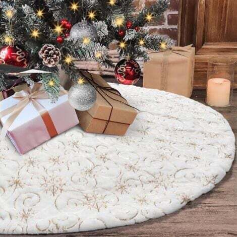 Couverture Neige Artificielle Noël - 7,4 X 2,4 M - Polyester - Pour Décoration Hivernale, Village De Noël, Fond Photo