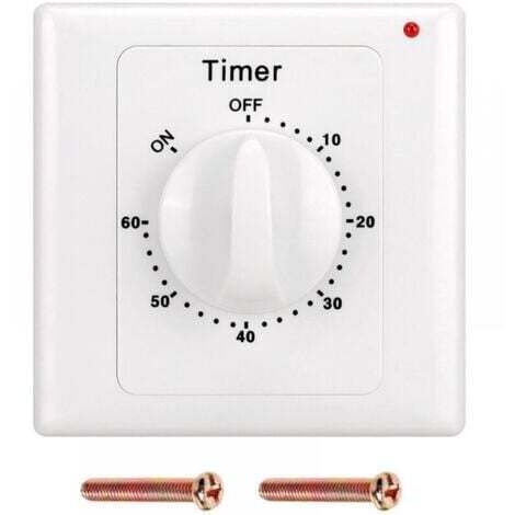 AC 220 V Interrupteur Minuterie Pompe Haute Performance Commande Électronique Compte à Rebours Mécanique Socket Time Switch-60min (1/4)