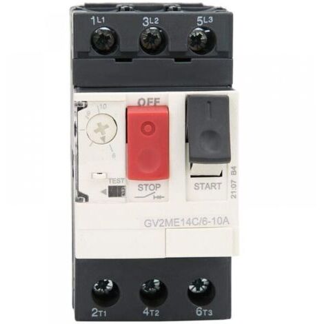 Disjoncteur de moteur, interrupteur de protection de moteur de disjoncteur de protection de moteur GV2(GV2-ME14C 610A) (1/5)