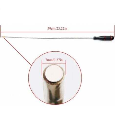 60CM Aimant Mecanique Flexible, Aimant pour Magnétique Puissant, Outil
