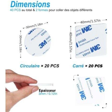 Tampons auto adhésifs numériques pour acupuncture, remplacement