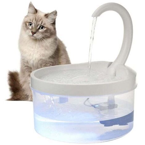 fontaine pour chat fontaine pour chat pour chat avec fenêtre de démarrage de l'eau fontaine à boire pour filtre pour chat--TRIMEC