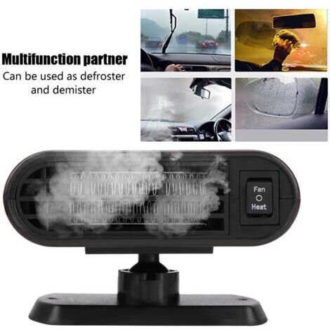 Chauffage Voiture 12V - Dégivreur Pare-brise Silencieux, Pour Camion, SUV, Camping-car, Sécurité Hiver