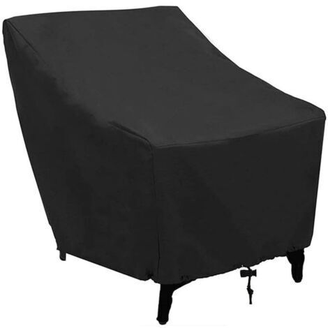 Housse de protection pour chaises de patio en tissu Oxford imperméable à la poussière pour canapé et meubles de jardin (1/5)