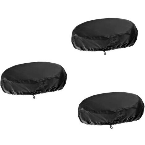 Housse de tambour gallon ,Bouchon anti-poussière pour baril, Fermeture à cordon de serrage,Tissu Oxford robuste, Utilisation pour patio, jardin, cour, pelouse, arrière-cour, 65 x 10 cm, 3 pièce (1/5)