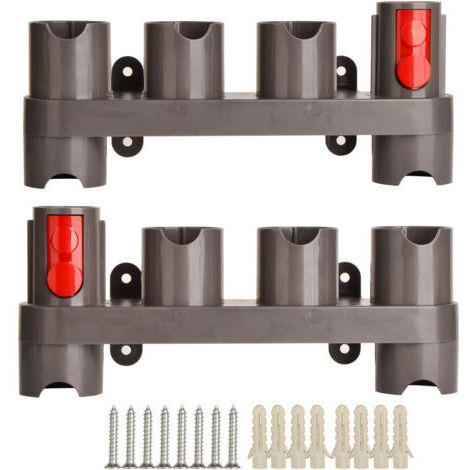 2 Dyson vacuum cleaner racks, suitable for brush heads of Dyson V7 V8 V10 V12 V15 vacuum cleaners (1/5)